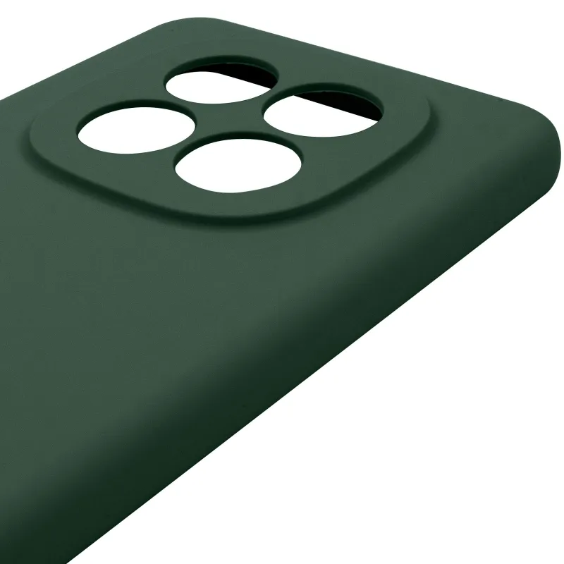 Чехол Silicone Case Lakshmi Premium з закритою камерою на Xiaomi Redmi Note 15 Pro 4G – Зеленый / Cyprus Green. Фото 7 из 8