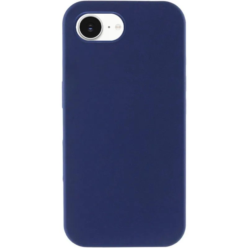 Чехол Silk Full Protective (AA) NO LOGO для Apple iPhone 16e (6.1") – Синий / Deep navy. Фото 1 из 2