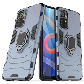 Протиударний чохол Transformer з кільцем на Xiaomi Poco M4 Pro 5G фото 1 з 6