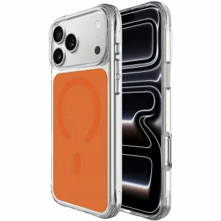 Чохол TPU+PC Space Pure Color with Magnetic Fit для Apple iPhone 17 Pro — Orange