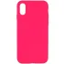 Чохол Silk Full Protective (AA) NO LOGO для Apple iPhone XS (5.8") – Рожевий / Barbie pink. Фото 1 з 1