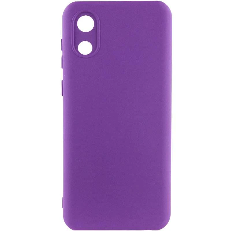 

Чехол Silicone Case Lakshmi с закрытой камерой для Samsung Galaxy A03 Core (Фиолетовый / Purple), Фіолетовий / purple