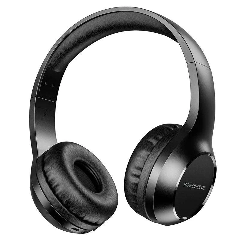 

Bluetooth-наушники BOROFONE BO12 (Черный), Чорний