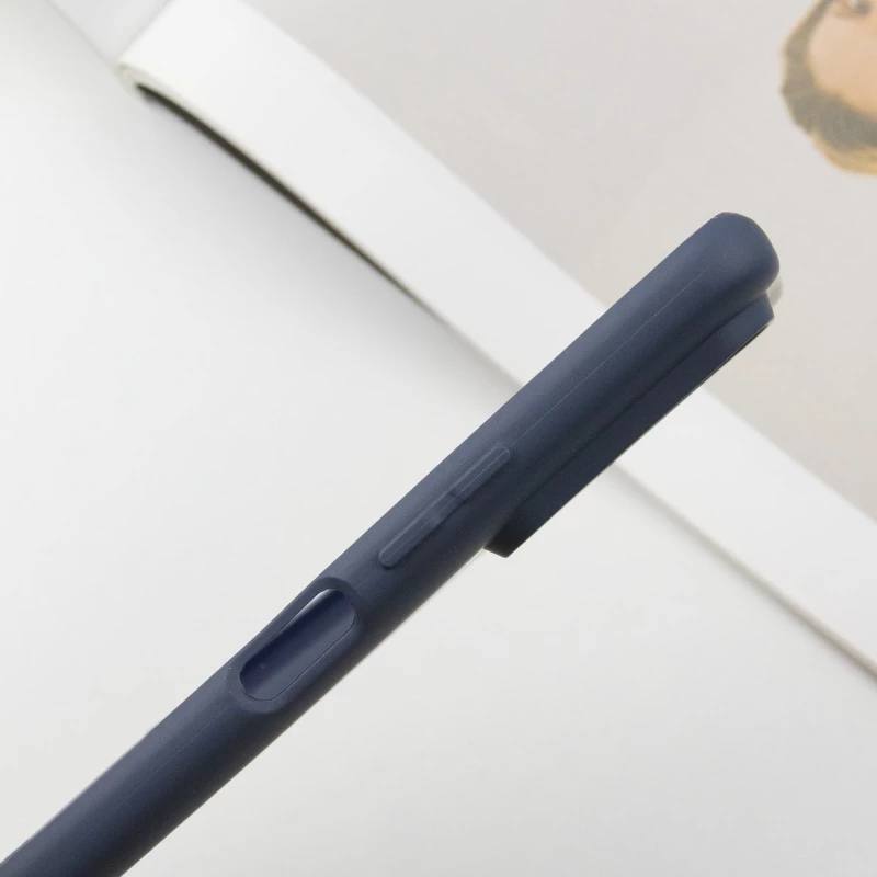 Кольоровий силіконовий чохол GETMAN із закритою камерою для Xiaomi Redmi 10 – Синій / Midnight Blue. Фото 4 з 5