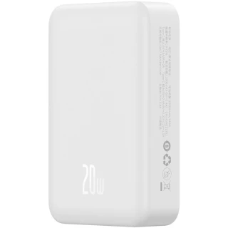 Портативное ЗУ Power Bank Baseus EnerFill FM41 Mini Magnetic PD20W с БЗУ 10000mAh (E0027T) фото 1 из 3