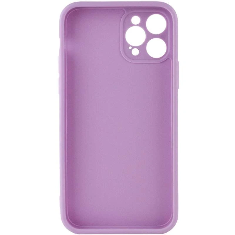Кольоровий силіконовий чохол із захистом камери на Apple iPhone 12 Pro Max (6.7") – Сливовий / Purple. Фото 2 з 2