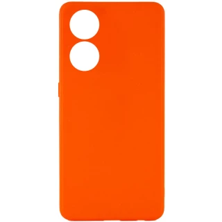 Цветной силиконовый чехол с защитой камеры для Oppo Reno 8T 4G фото 1 из 10