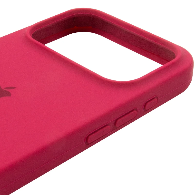 Чохол Silicone Case з закритим низом на Apple iPhone 17 Pro Max (6.9") – Червоний / Rose Red. Фото 5 з 6