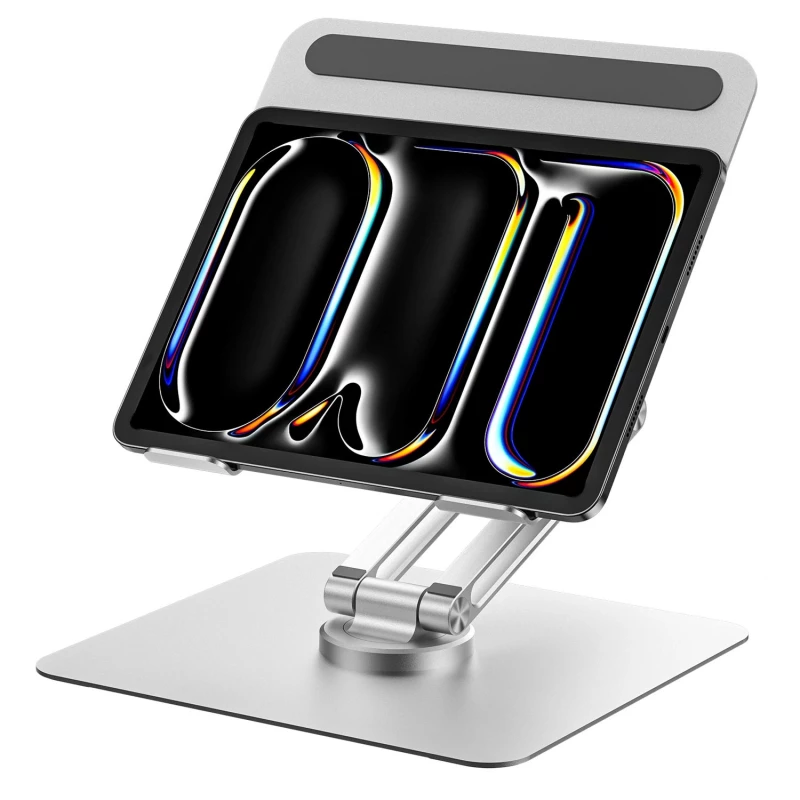 Підставка для ноутбуку WIWU ZM-S801 Rotative Foldable Laptop Stand – silver. Фото 5 з 8