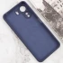 Кольоровий силіконовий чохол GETMAN на Xiaomi Poco C65 – Синій / Midnight Blue. Фото 9 з 14