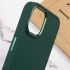 TPU чохол Bonbon з металевими кнопками на Apple iPhone 12 (6.1") – Зелений / Pine green. Фото 5 з 5