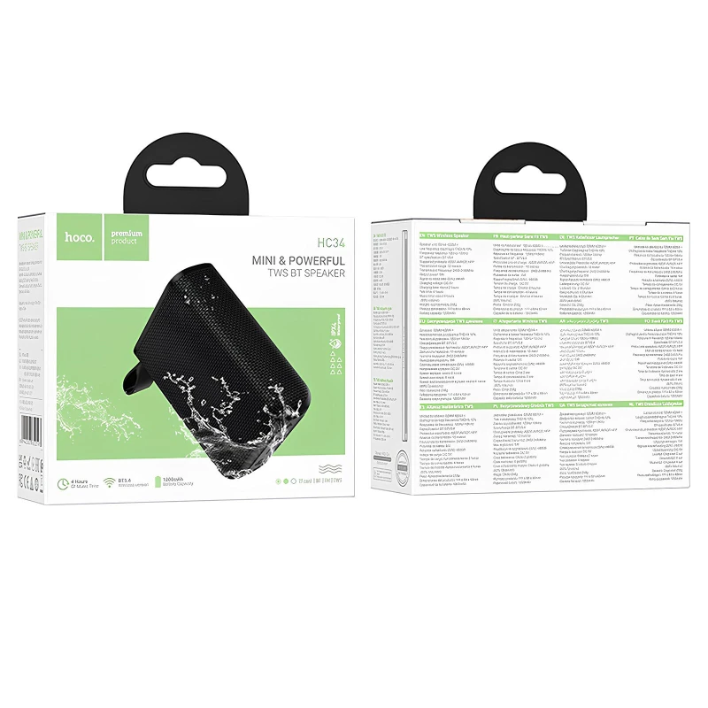 Bluetooth Колонка Hoco HC34 Star – Black. Фото 3 з 3