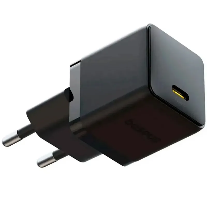 МЗП Baseus Palm Fast Charger 20W (1USB-C) + кабель Type-C to Lightning (E01164) – Cluster Black. Фото 2 з 3