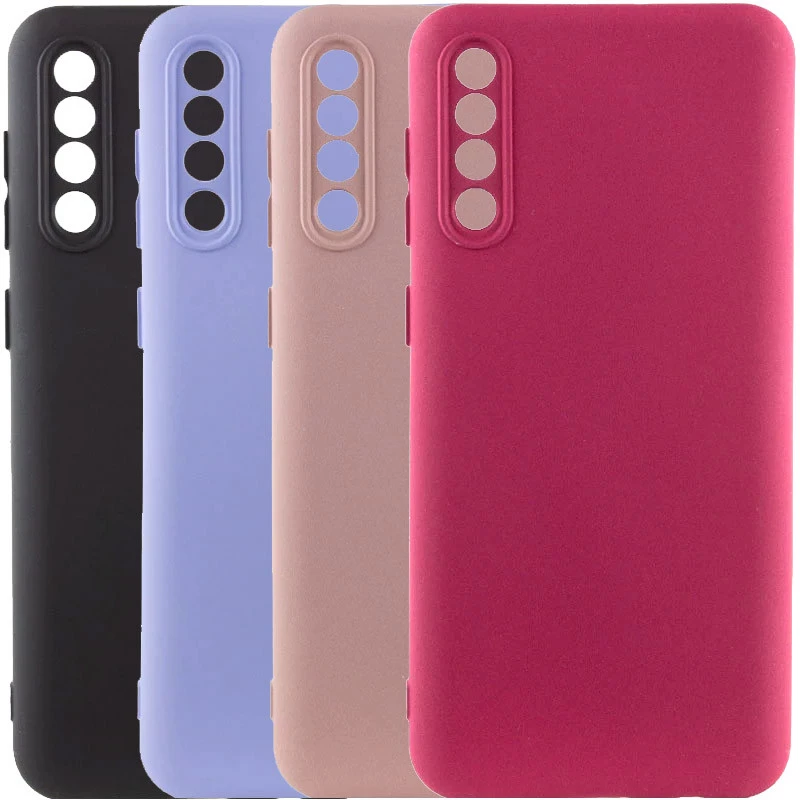 Кольоровий силіконовий чохол GETMAN із закритою камерою для Samsung Galaxy A50 (A505F) / A50s / A30s фото 2 з 2