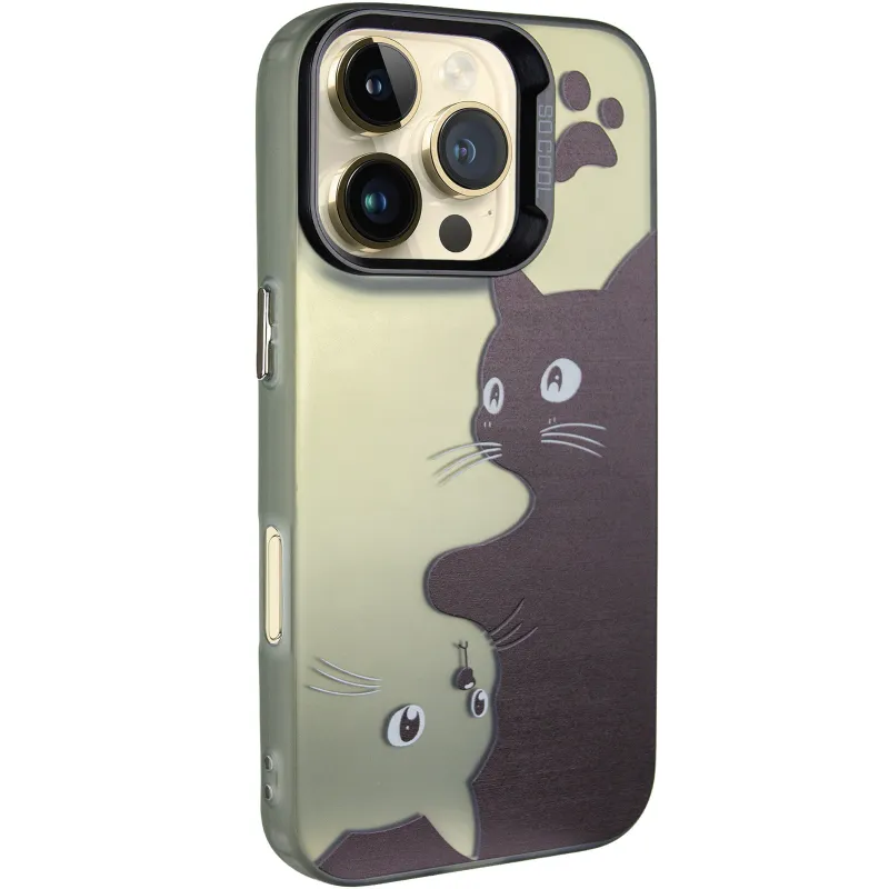 Чохол TPU+PC Street Art для Apple iPhone 16 Pro Max – Cats. Фото 1 з 6