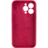 Чехол с закрытым низом Silicone Case для Apple iPhone 16 Pro Max – Красный / Rose Red. Фото 5 из 7