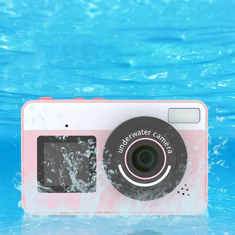 Дитяча водонепроникна цифрова камера D70 – Pink. Фото 2 з 5