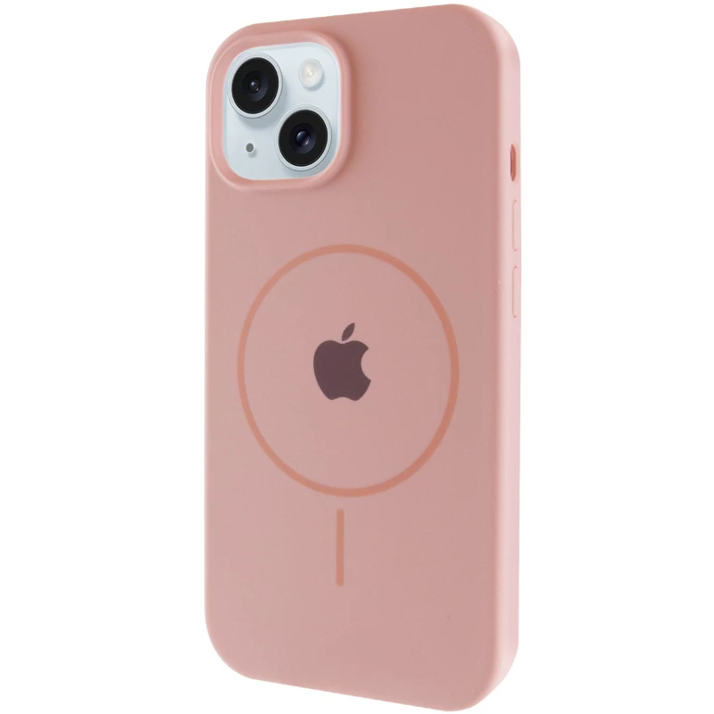 Чехол Silicone Armor Max with MagSafe для Apple iPhone 14 (6.1") – Розовый / Pink Sand. Фото 2 из 6