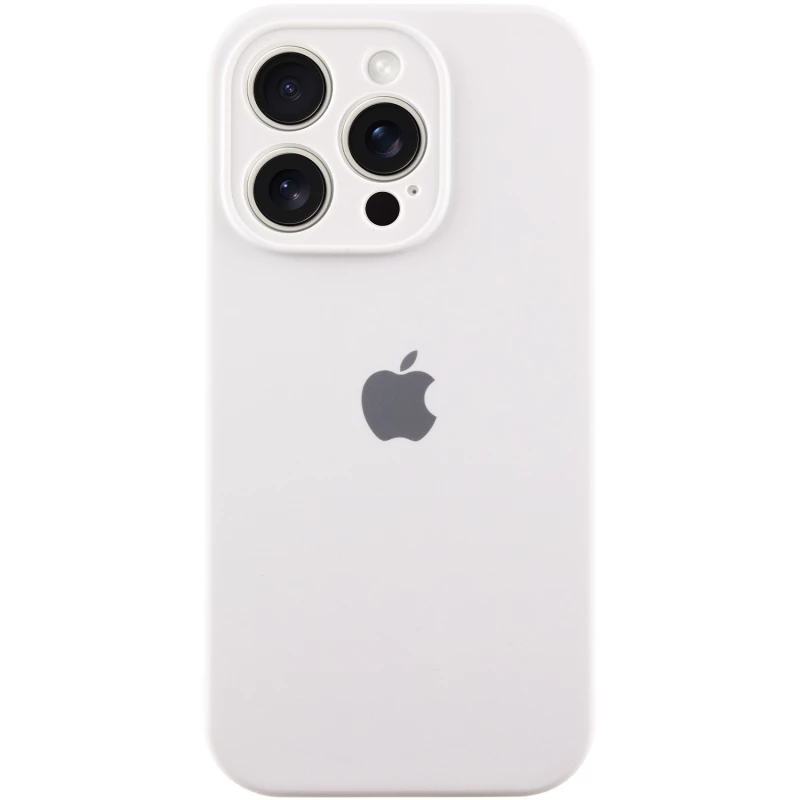 

Чохол Silicone Case з захистом камери на Apple iPhone 15 Pro Max (6.7") (Білий / White / PVH)