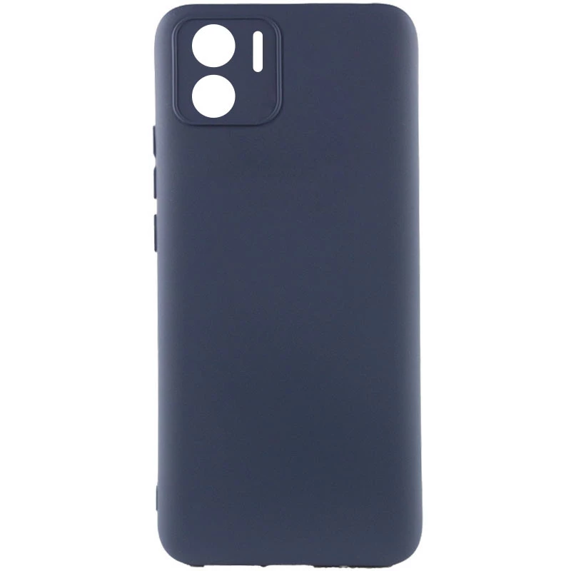Чохол Silicone Case Lakshmi Plus з закритою камерою на Xiaomi Redmi A1 / A2 – Синій / Midnight Blue. Фото 1 з 3