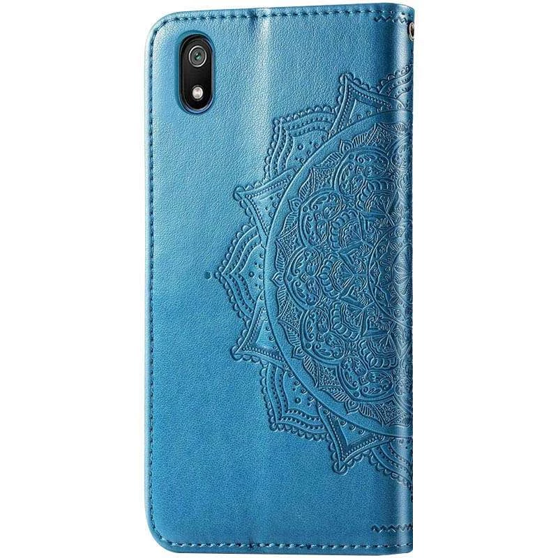 Шкіряний чохол-книжка Art Case з візитницею для Xiaomi Redmi 7A – Синій. Фото 4 з 6
