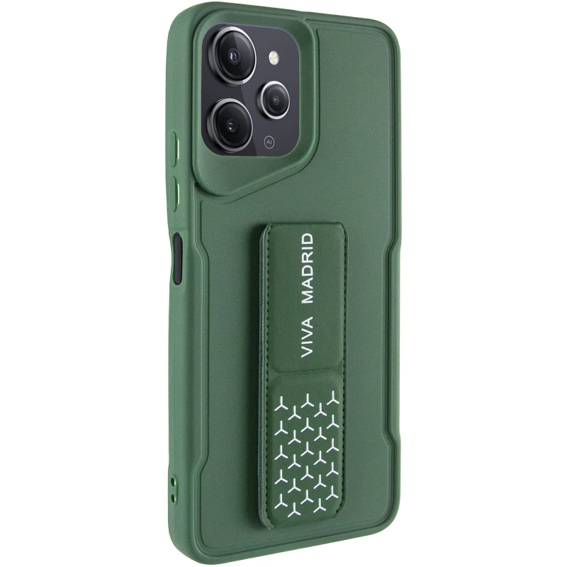 Чехол Вива с ремешком для Xiaomi Redmi 12 – Green. Фото 1 из 15