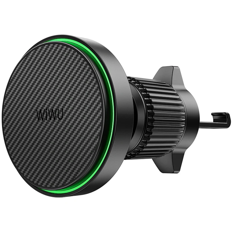 Автотримач з БЗП WIWU CH-325 Warriors Qi2 15W – Black. Фото 3 з 5