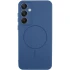 Чохол Silicone Cover Lakshmi Full Camera (AA) with Magnetic Fit для Samsung Galaxy S25 Edge – Синій / Navy blue. Фото 1 з 5