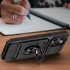 Ударопрочный чехол с магнитом и отсеком для карточек для Apple iPhone 16 – Black. Фото 7 из 12