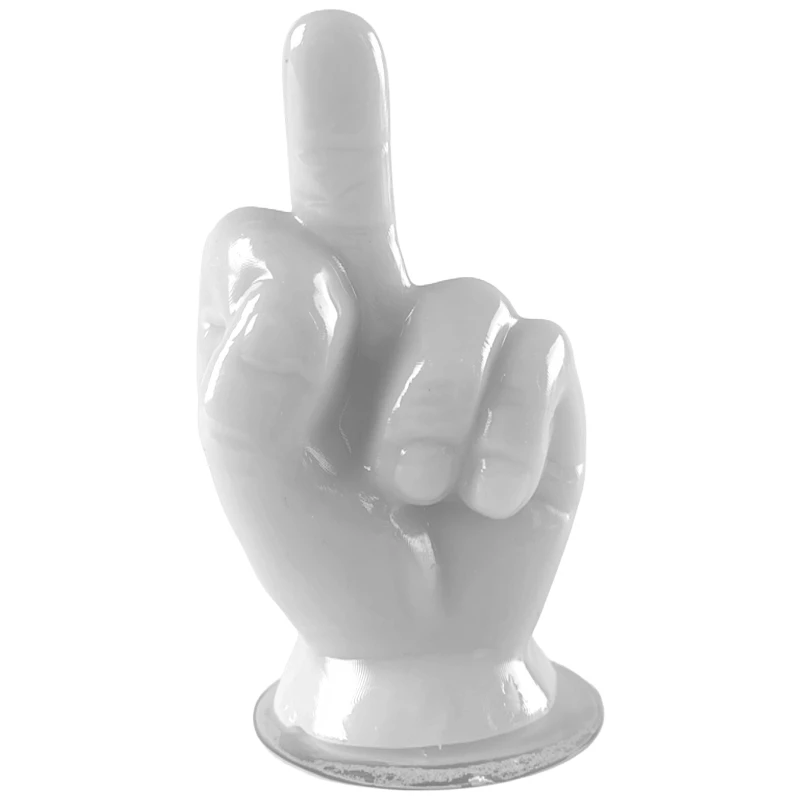 Антистрес-сквіш іграшка жест "F*ck" – White. Фото 1 з 1