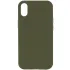 Чехол Silk Full Protective (AA) NO LOGO для Apple iPhone XR (6.1") – Зеленый / Dark Olive. Фото 1 из 3