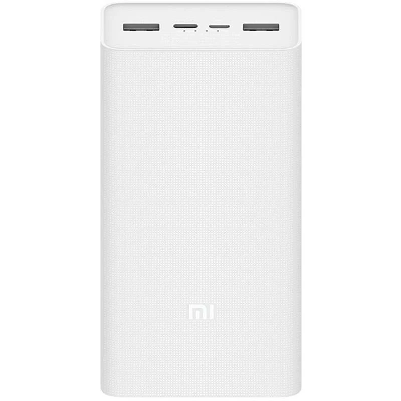 

Портативное зарядное устройство Xiaomi Mi Power Bank 3 24W Type-C 30000mAh (Белый), Білий