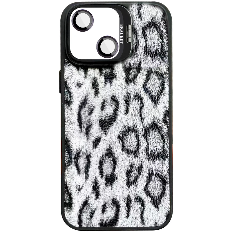 Чехол TPU+PC Wild Leopard with MagSafe and Lens для Apple iPhone 13 (6.1") – Black. Фото 2 из 3