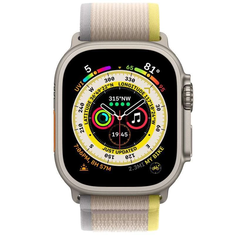 Ремінець Trail Loop для Apple watch 42mm/44mm/45mm/49mm (m/l) – Yellow / Beige. Фото 2 з 4