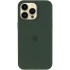 Чохол Silicone Case (AA) Logo with MagSafe для Apple iPhone 16 Pro – Зелений / Cyprus Green. Фото 3 з 6