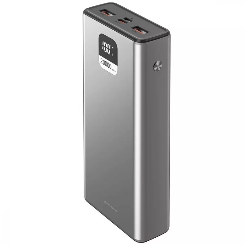 

Портативное зарядное устройство Proove Guardian 22.5W 20000 mAh (Metal gray)