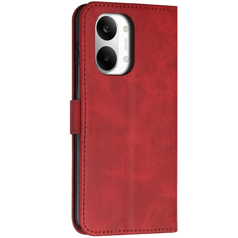 Кожаный чехол-книжка Jet Cover для Xiaomi Poco X8 Pro Max – Red. Фото 3 из 4