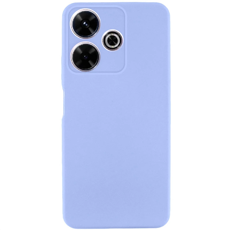 Цветной силиконовый чехол GETMAN с закрытой камерой на Xiaomi Poco M6 4G – Сиреневый / Light purple. Фото 1 Цветной силиконовый чехол GETMAN с закрытой камерой на Xiaomi Poco M6 4G – Сиреневый / Light purple. Фото 1 из 1