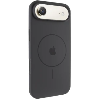 Чехол Silicone Case Full Protective (AA) V2 with MagSafe для Apple iPhone 17 Air (6.5") — Серый / Dark Gray