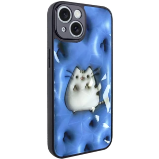 Чехол Prisma Plush для Apple iPhone 15 (6.1") — Pusheen