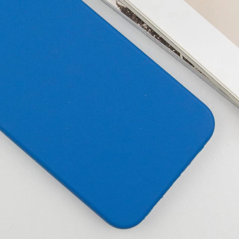 Чохол Silicone Case Lakshmi Plus з закритою камерою на Samsung Galaxy A36 5G – Синій / Navy blue. Фото 4 з 5