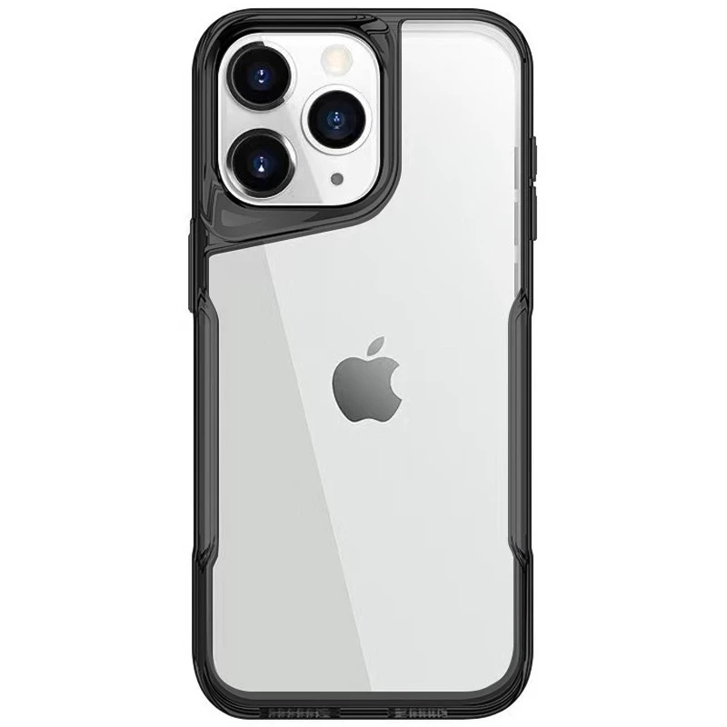 

TPU+PC чехол с цветной окантовкой для Apple iPhone 12 Pro (6.1") (Grey)