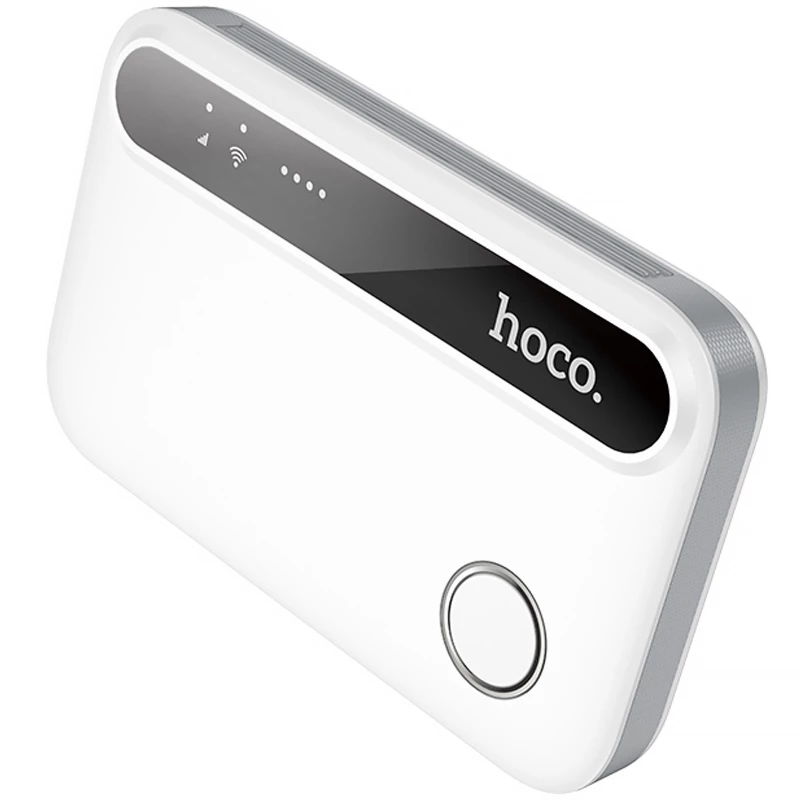 Портативний модем WiFi роутер Hoco HI41 150Mbps (Micro SIM) 2100 mAh – White. Фото 3 з 6
