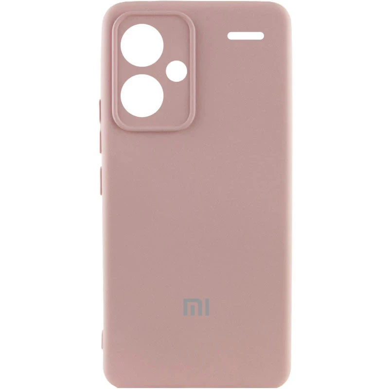 Силиконовый чехол Cover Lakshmi с защитой камеры для Xiaomi Redmi Note 13 Pro+ – Розовый / Pink Sand. Фото 1 из 5