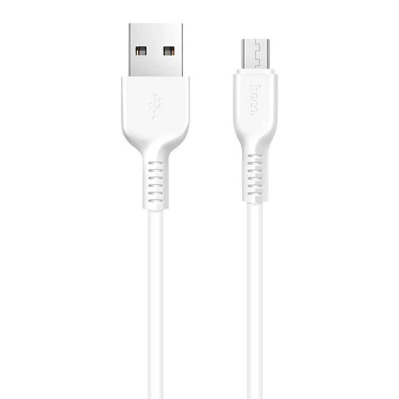 

Дата кабель Hoco X20 Flash Micro USB Cable (2m) (Белый), Білий