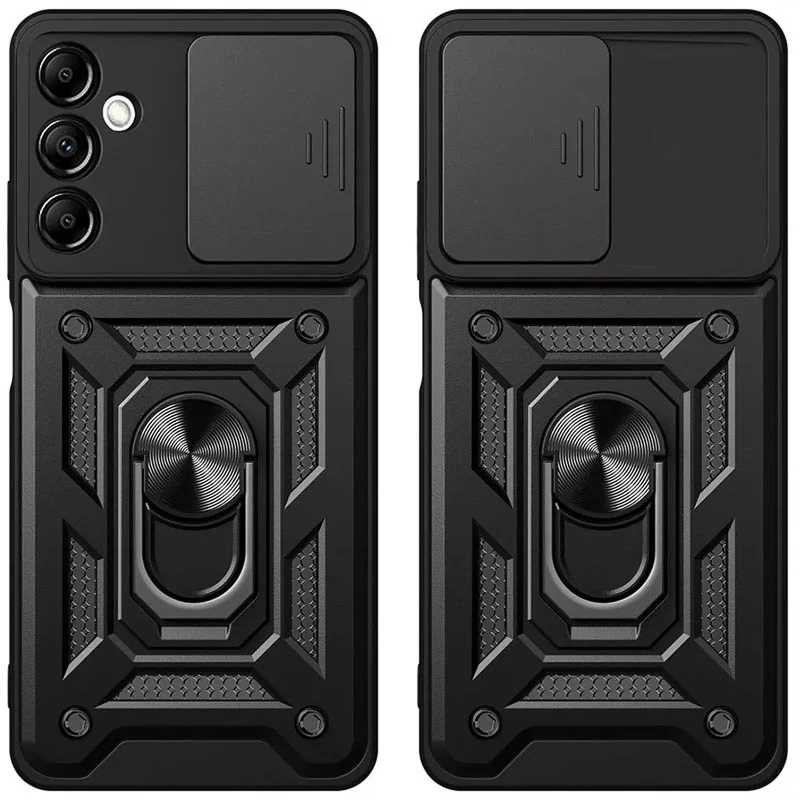 Удароміцний чохол Ummi Camshield Serge Ring (in box) для Samsung Galaxy M52 – Чорний. Фото 3 з 3