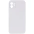 Чехол Silicone Case Square L с защитой камеры для Apple iPhone 11 (6.1") – Белый / White. Фото 1 из 3