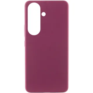 Чехол Silicone Case Lakshmi Premium на Samsung Galaxy S26+ — Бордовый / Plum