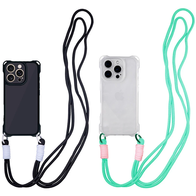 Силіконовий чохол CrossBody зі шнурком для Apple iPhone 15 Pro (6.1") фото 1 з 1
