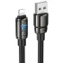 Дата кабель Hoco U143 Joy USB to Lightning 2.4A (1.2m) – Black. Фото 1 з 6